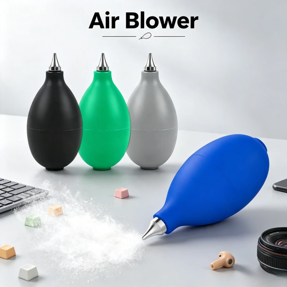 Multifunctional Dust Remover Air Blower High Pressure Airflow Reach Dead Corners Camera Lens Hearing Aid Cleaning Tool