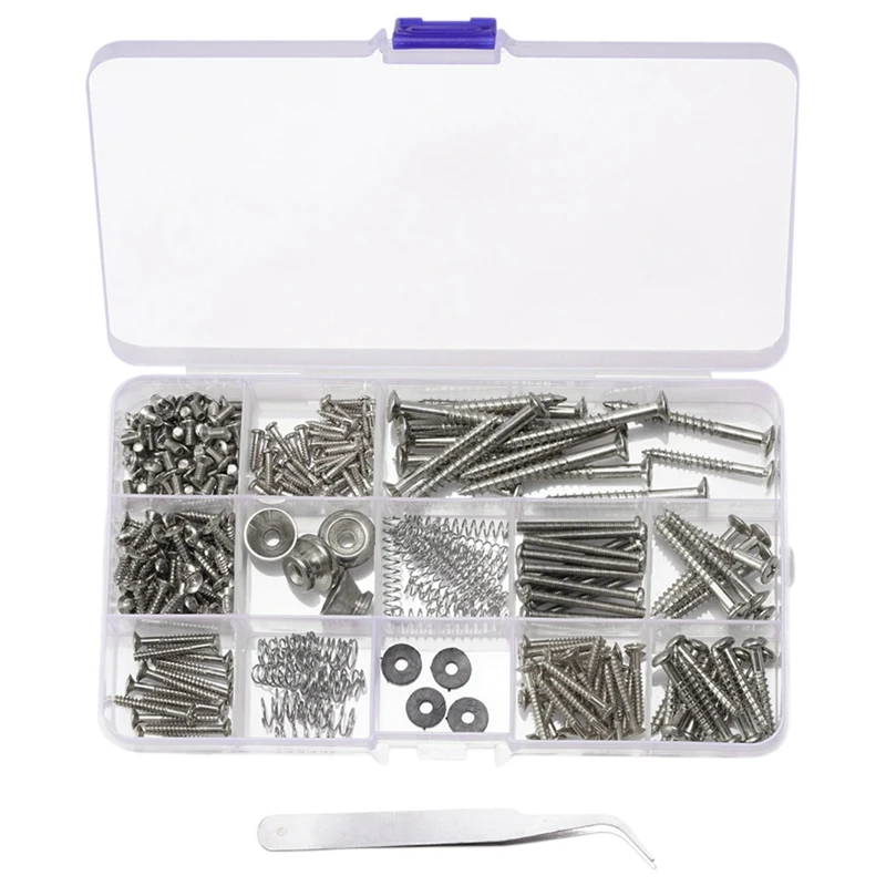 

Guitar Kit For Back Plate Mount Assortment With Storage Box For Electric Guitar DIY Luthier Kit