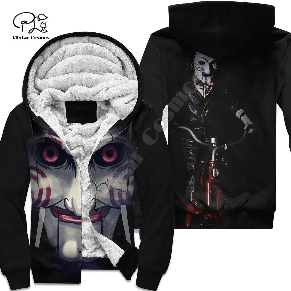 Kinh Dị Halloween Khủng Bố Bộ Phim Cosplay Michael Myers Jason 3DPrint Unisex Thu Đông Áo Ấm Áo Khoác Len Ngộ Nghĩnh Khoác Hoodie X1