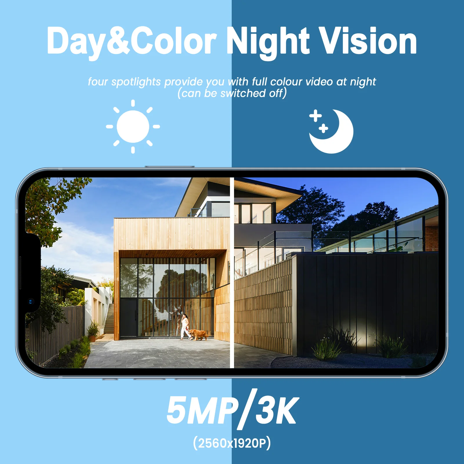 ANRAN 4K 8MP POE Security Camera System Home Video Surveillance Kit 8CH NVR 4 PTZ Cameras Set 24/7 Recording Auto Tracking