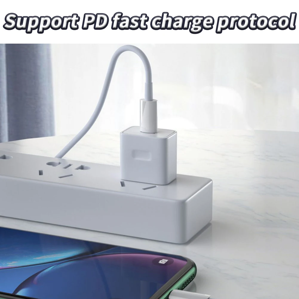 Dual USB Type C Cable 60W PD Fast Charging Cable Dual Plug Type C Charging Cable For Smartphones Tablet Laptop