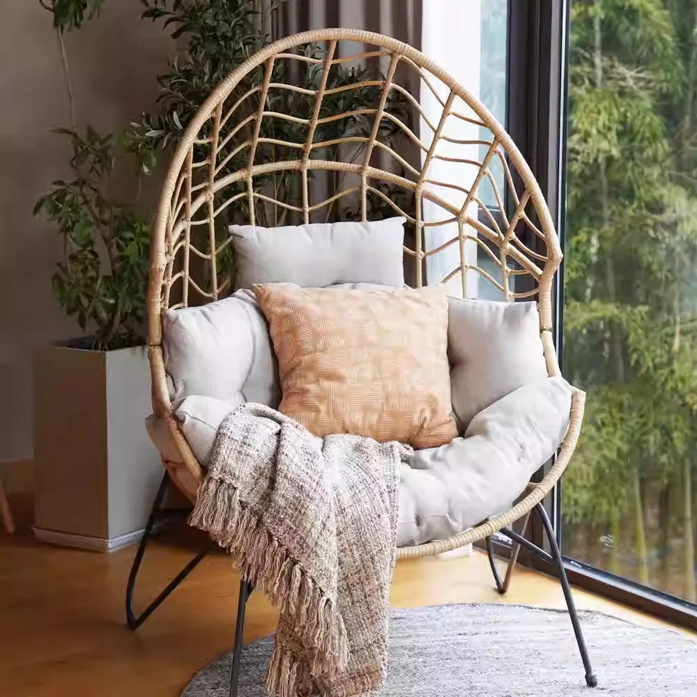 

Hanging Basket Chair Indoor Swing Cradle Chair Hanging Chair Household Hanging Basket Bedroom Girl Balcony Outdoor Patio