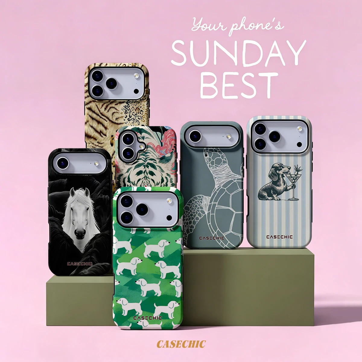 White Puppy For Samsung Galaxy S26 Ultra A56 Exquisitely Pattern Double Protective Phone Cover Cases CaseChic