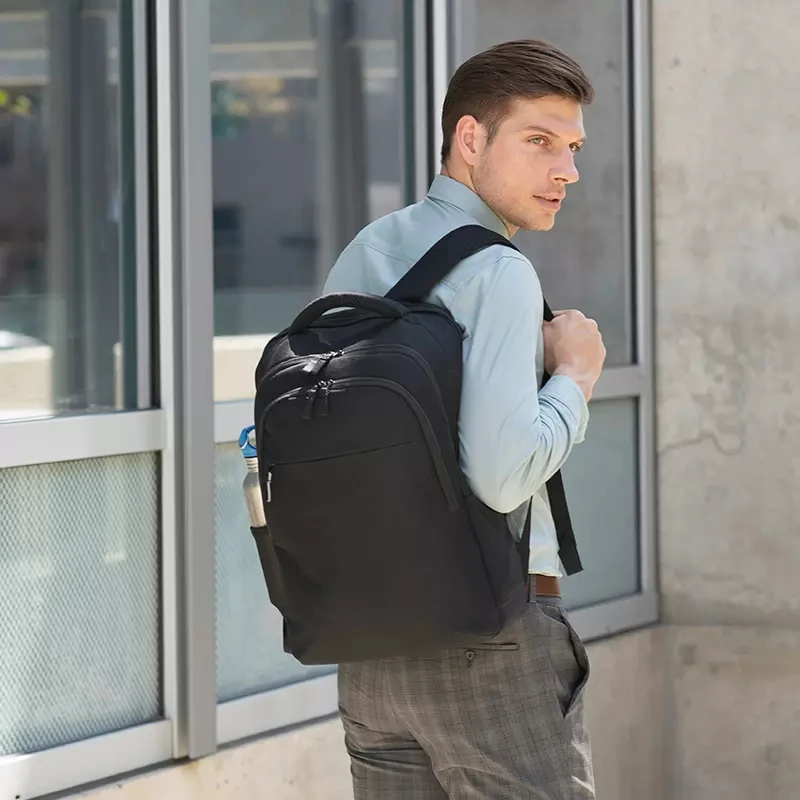 backpack for 17 inch laptop eco-friendly fashion business multi-layer notebook bag backpack Men Business  travel Backpack