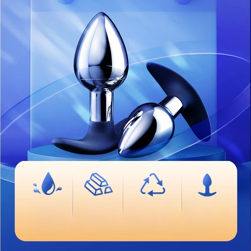 Metall Roller Ball Anal Plugs Boot Anker Typ für Männer und Frauen Outwear Anal Plug Anus Entwicklung Erotische Erwachsene Produkt Sex Spielzeug