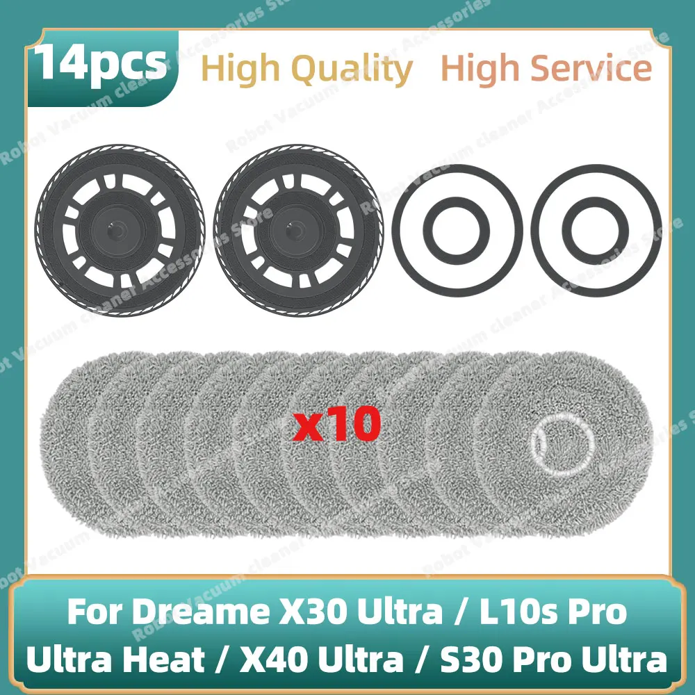Compatible con Dreame X30 Ultra / L10s Pro Ultra Heat / X40 Ultra / S30 Pro Ultra piezas soporte para fregona Velcro