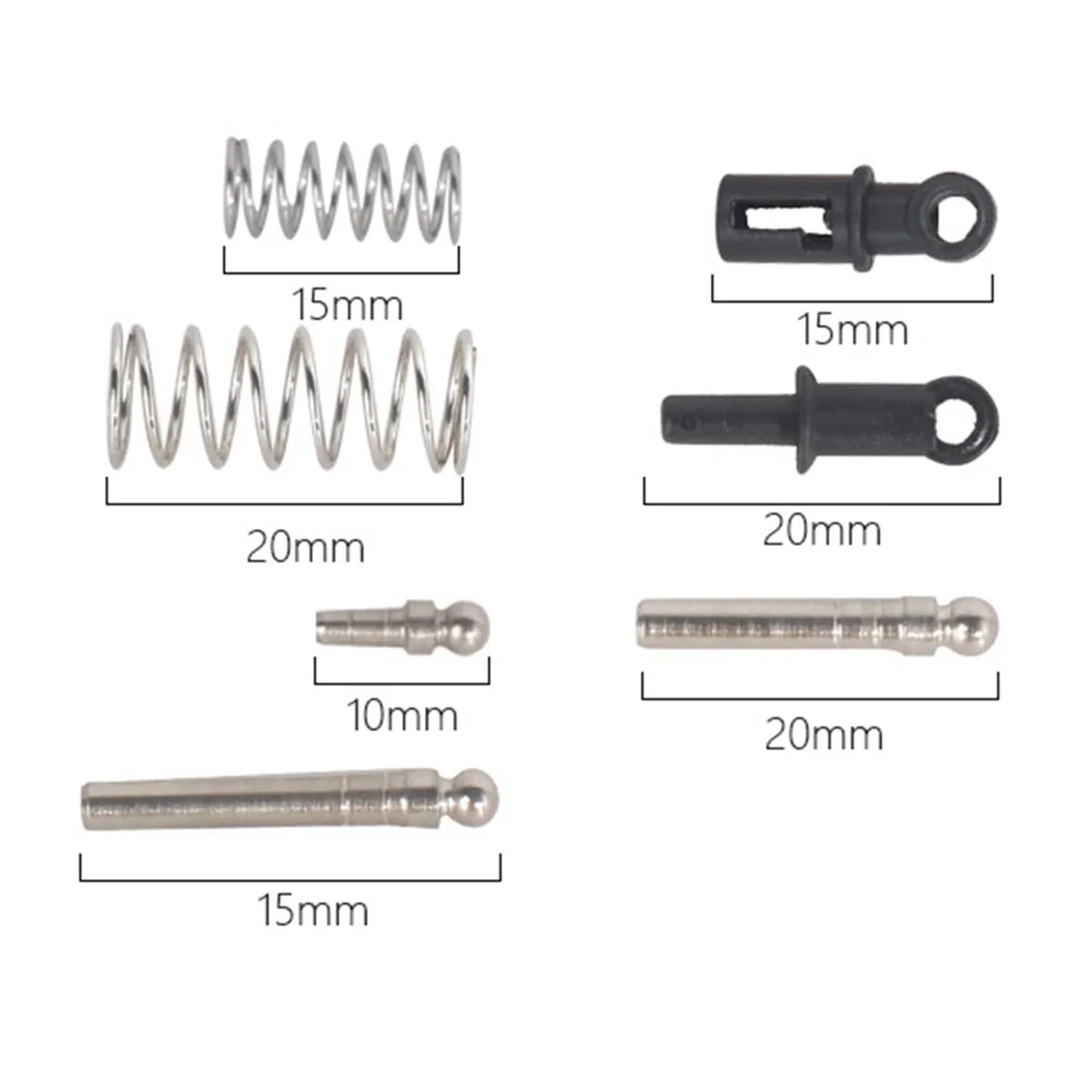 For 1/18 LDRC A86 LD1801 LD1802 LD1803 LD1804 A01 A02 Front & Rear Shock Damper RC Car Upgrade Parts