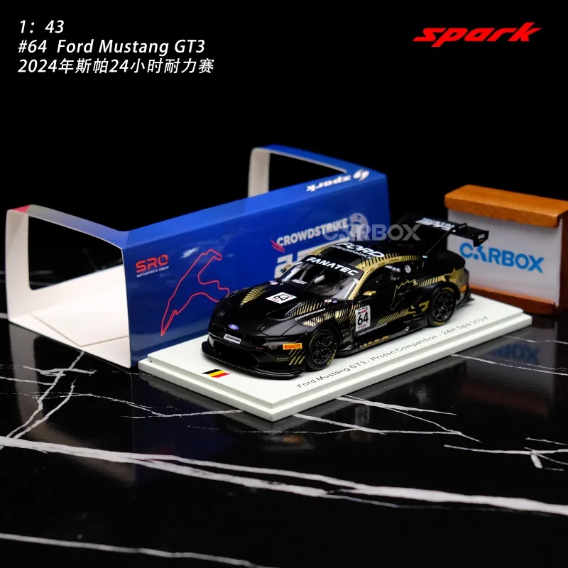 

В наличии: 1:43 Ford Mustang 64 2024 SPA литая имитация модели автомобиля из смолы, игрушка для мальчиков, декоративный предмет для взрослых.