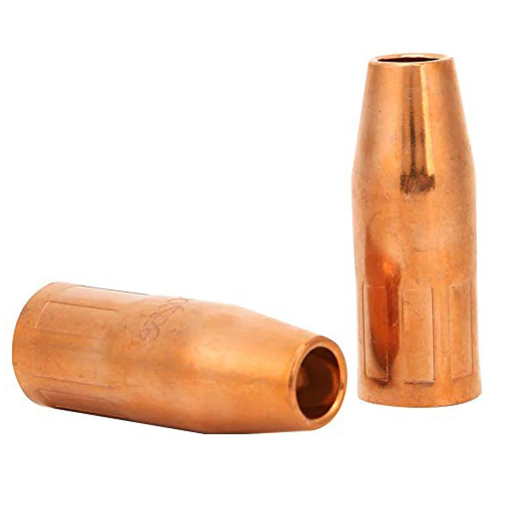 200258 For MIG Welding Nozzle Recessed Tip 12 Inch Compatible with For Miller M25 M40 Copper Gas Welding Parts