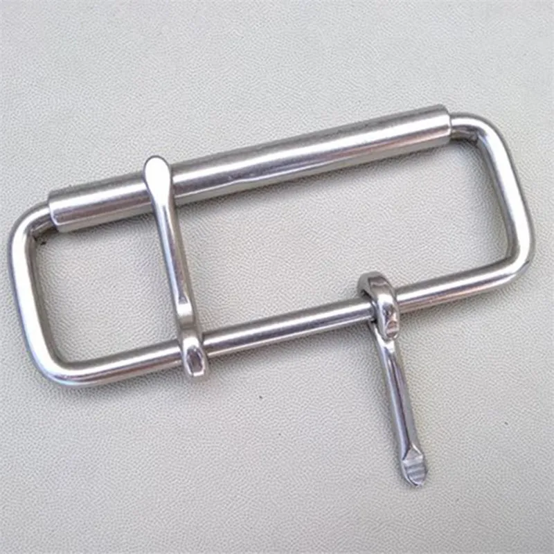 Stainless Steel Double Pin Buckle Solid Cowboy Belt Buckle With Roller DIY Metal Belt Buckle Fits 50MM 60MM 100MMStraps