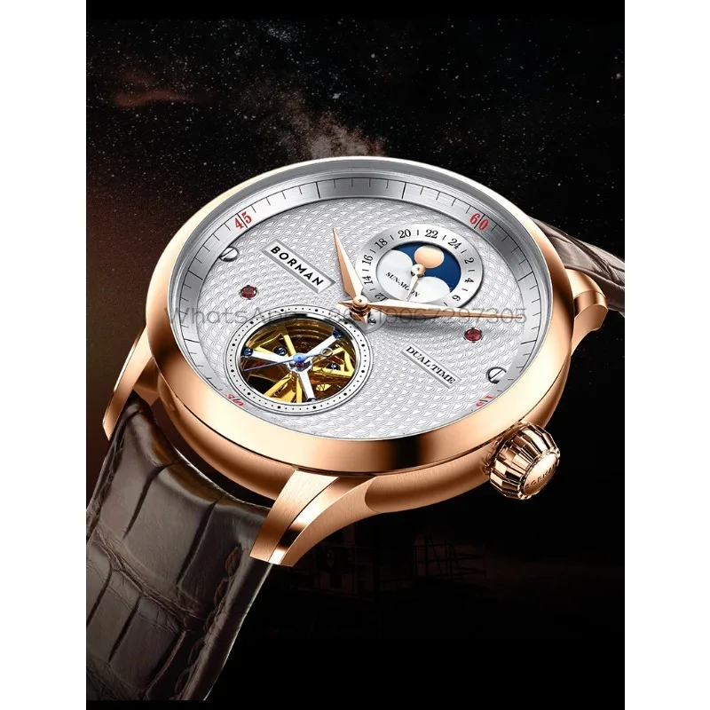 Watch Men's Mechanical Watch Fully Automatic Famous Brand Waterproof Hollow