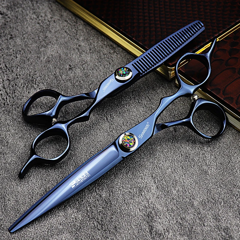 6/6.8 Inch Professional Barber Scissors Hair Cutting Shears with VG10 Steel 60HRC Hardness Extremely Sharp Hair Cutting Tools