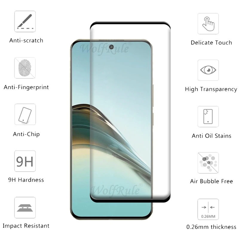 1//4pcs für Realme 13 Pro plus Glas Oppo Realme 13 Pro plus Glas 9h Voll abdeckung gebogene Displays chutz folie Realme 13 Pro Plus