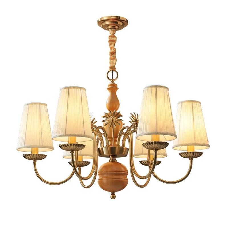 

French style, medieval style, living room, retro, dining room, walnut, premium, eye protection, chandelier