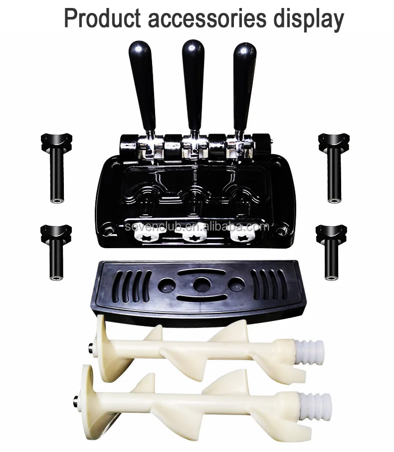 Máquina comercial de fazer sorvete duro e macio, nova condição, iogurte, leite, chocolate, componentes de núcleo, motor