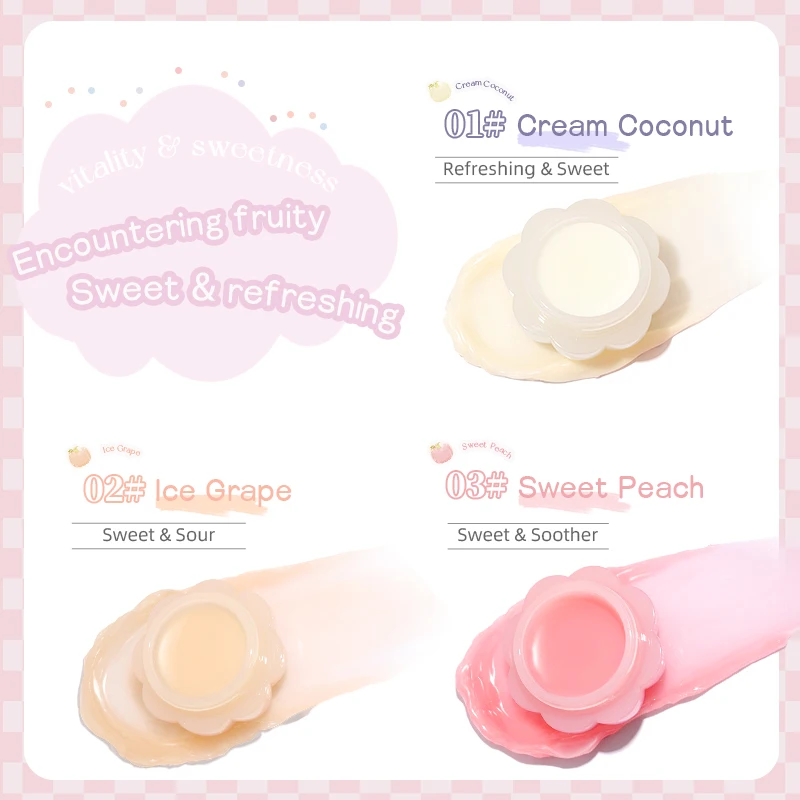 Pumpkin-Shape Sweet Peach Lip Balm Tinted Lip Balm Natural Lasting Moisturizing Hydrating Lipstick Makeup Lip Care Women Makeup