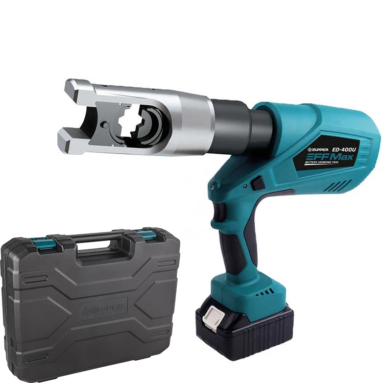 For ED-400U Hydraulic Electric Battery-Powered 110-240V Cable Terminal Crimper Cu 400mm2/Al 300mm2 Cutting Range Charging