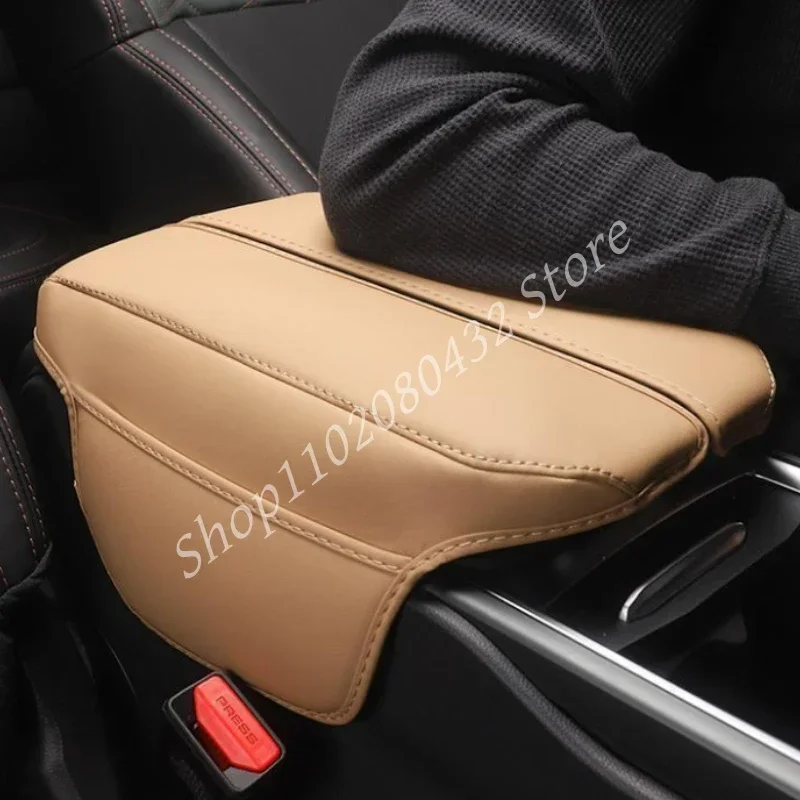 For Geely Okavango L HAOYUE L 2023 2024 Car Central Control Armrest Box Leather Protective Cover Interior Auto Accessories