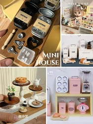 Etiquettes miniatures, mini magasin de desserts, outils de cuisson, modèle, accessoires Chamonix, décoration de maison