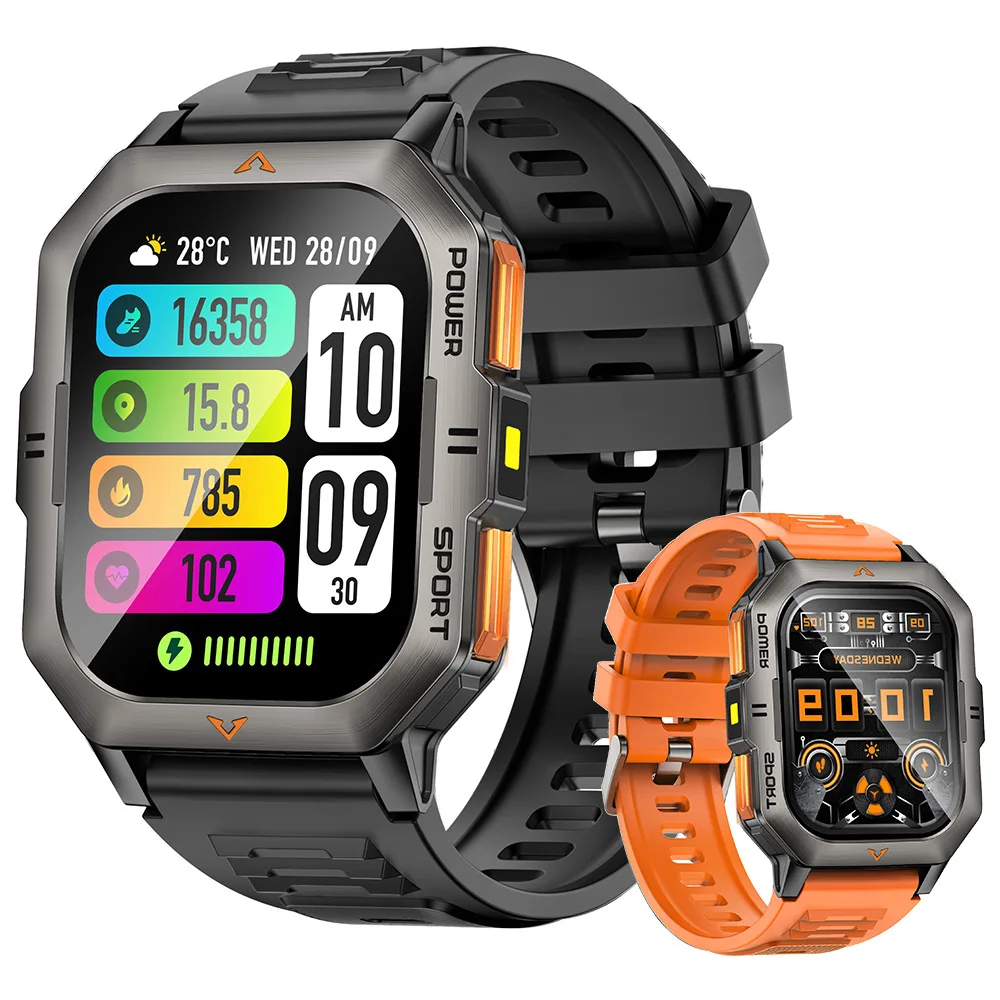 for Ulefone Armor 29 Pro 29 Ultra 28 Pro 27T Pro 25T Smart Watch Men Outdoor Sports Watches 430mAh Bluetooth Call Smartwatch