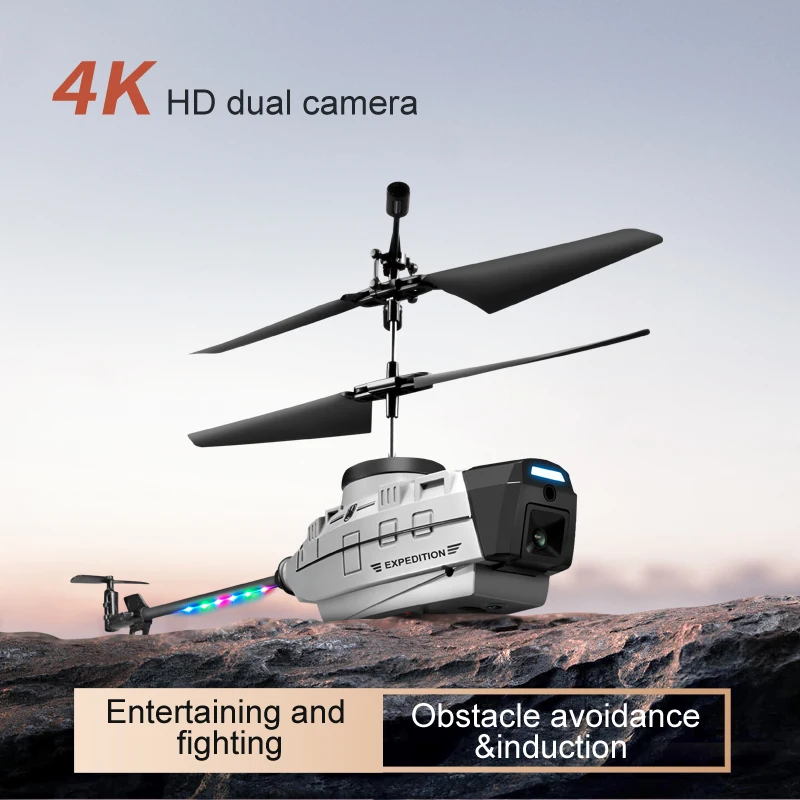 Professionale piccolo drone 4K fotocamera grandangolare 2.4G WIFI Sentinel Spy giroscopio a 6 assi telecomando elicottero giocattolo regalo