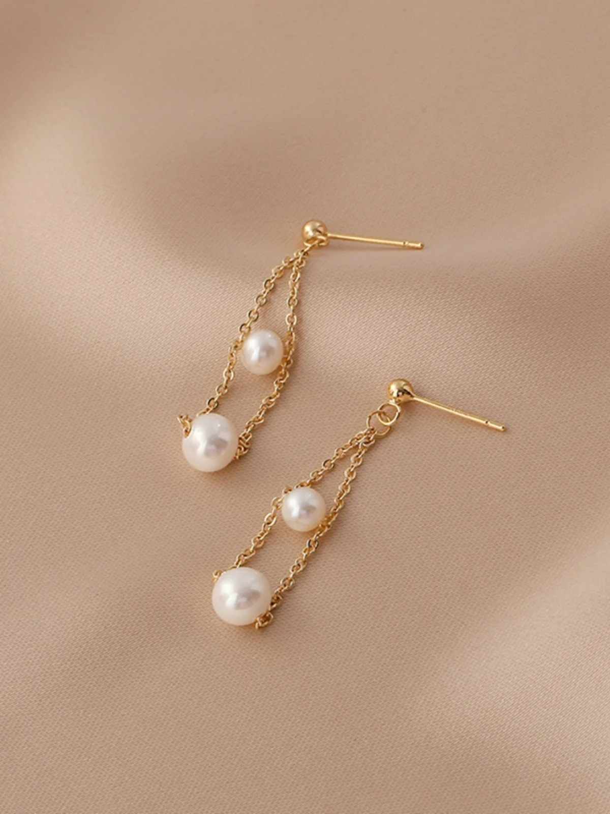 

Lii Ji Real Pearl Stud Drop Earrings 14K Goldfilled No Fade Women Earring Jewelry