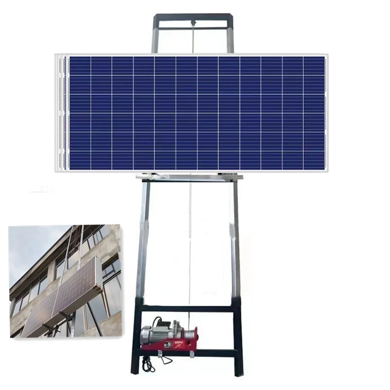 High Quality Safe Electric Ladder Cargo Elevator Hoist Solar Panels Lift for Doors Windows