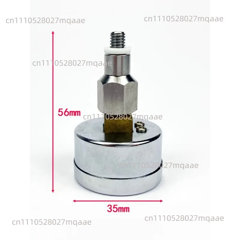 E61 semi-automatic coffee machine brewing head pressure gauge shows brewing head pressure
