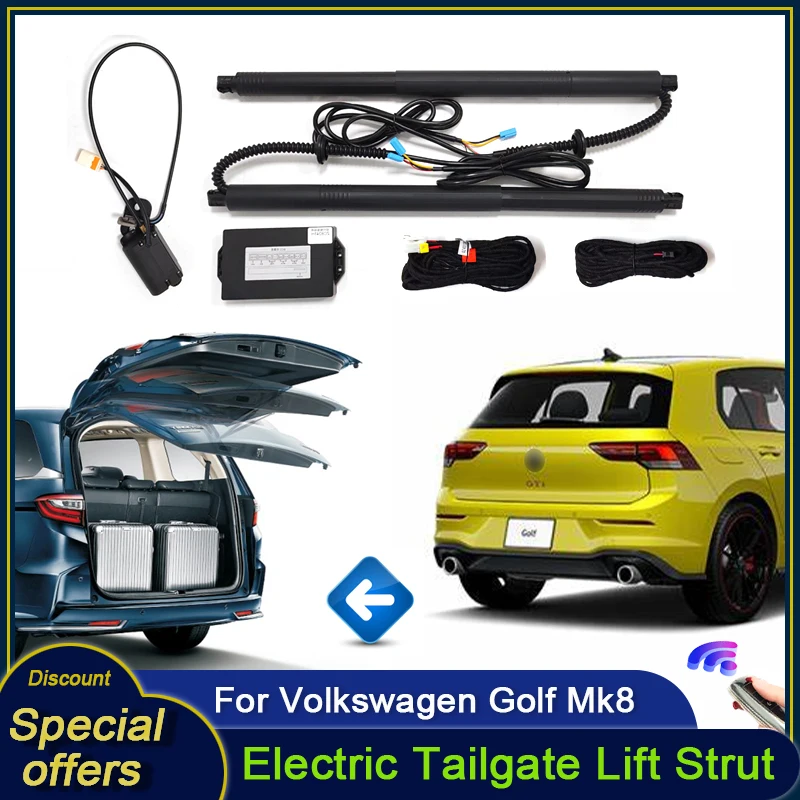

For Volkswagen VW Golf Mk8 MQB 2019~2024 Car Electric Tailgate Tail Gate Strut Vehicle Power Rear Door Lift System Kit for Trunk