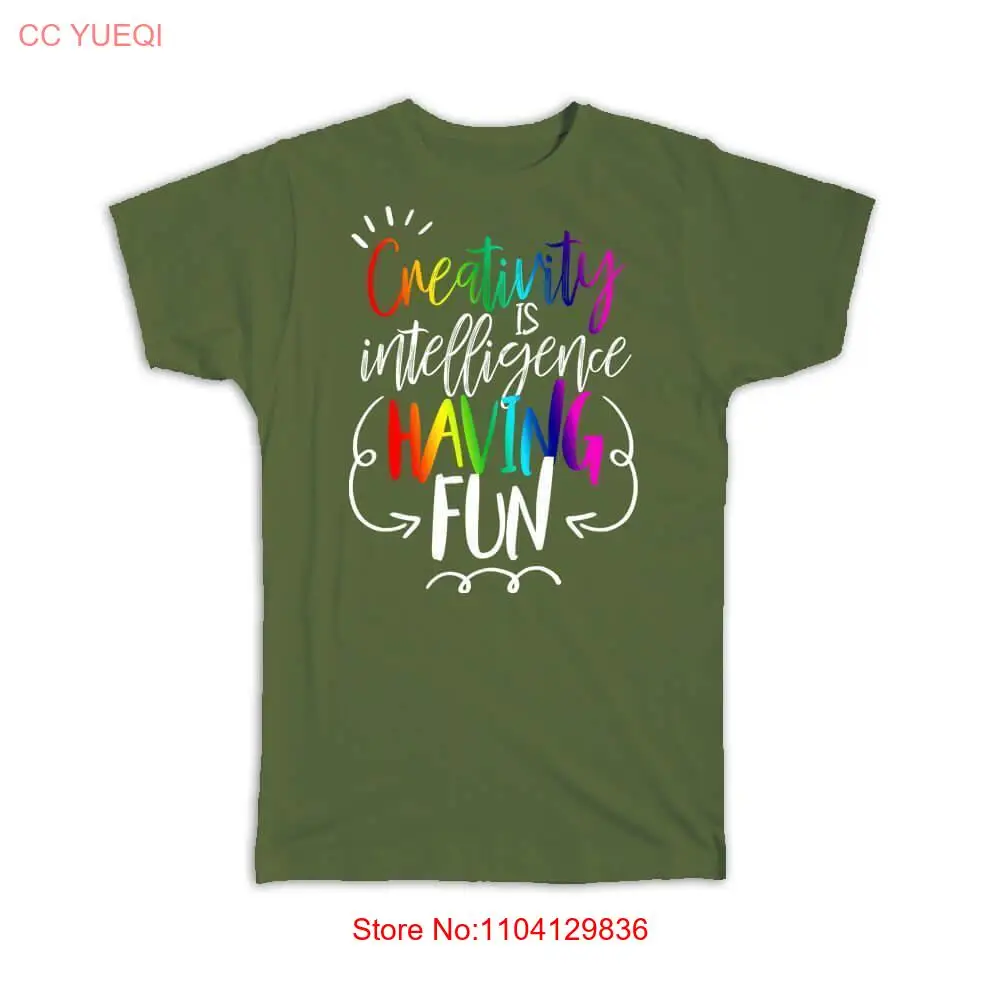 Gift T-Shirt : For Creative Person Artist Creativity Arts Painter Designer