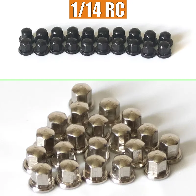 Simulation Metal M2 Spherical Screw for 1:14th Scale Tamiya RC Truck SCANIA 770S R620 VOLVO Arocs MAN TGX Car Accessories