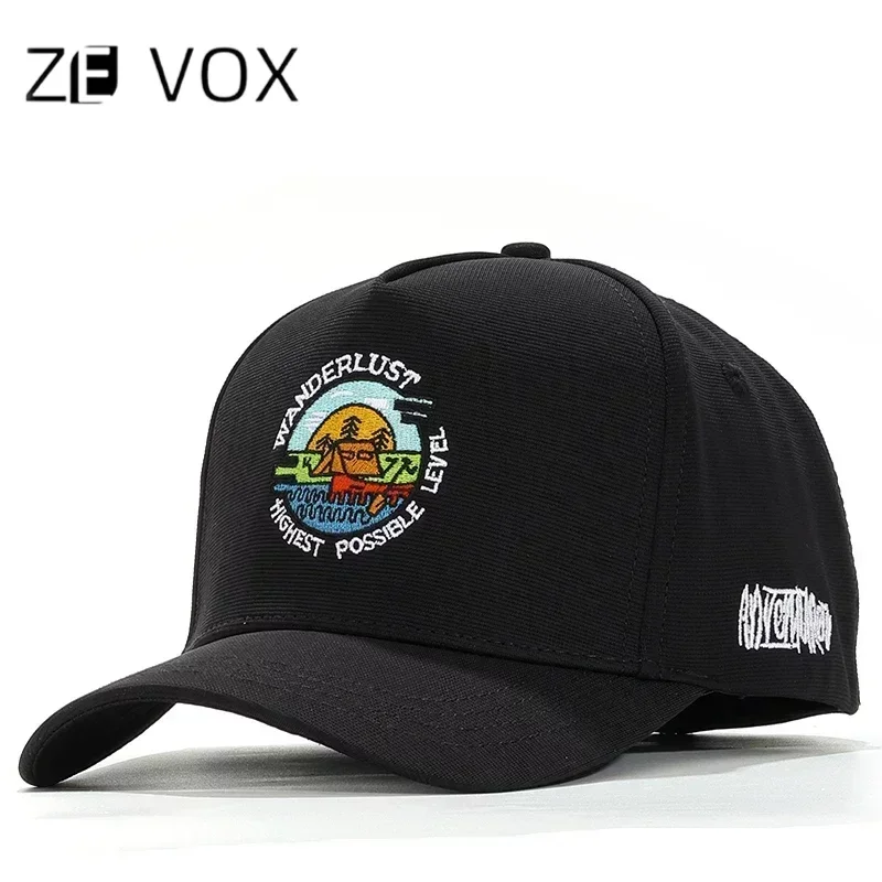 High Top Big Head Baseball Cap Men's  Lengthened Widened Brim Women Sports Running Autumn and winter Trucker Hat Sun Hat Cartoon