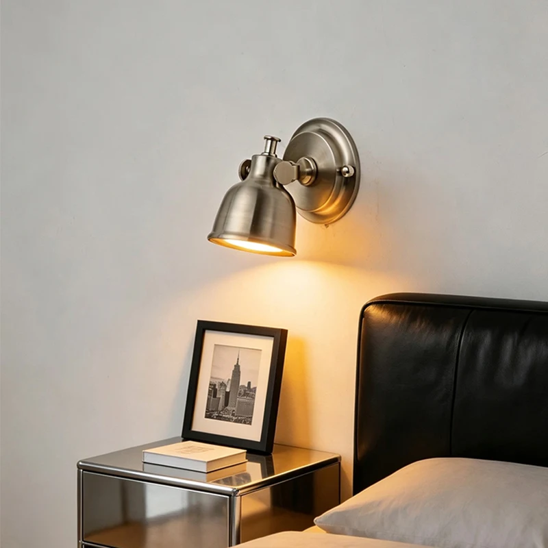 Nordic LED Retro Wall Lamp Minimalist Living Room Bedroom Bedside Aisle Stair Wall Decor Home Wall Light Indoor Lighting Fixture