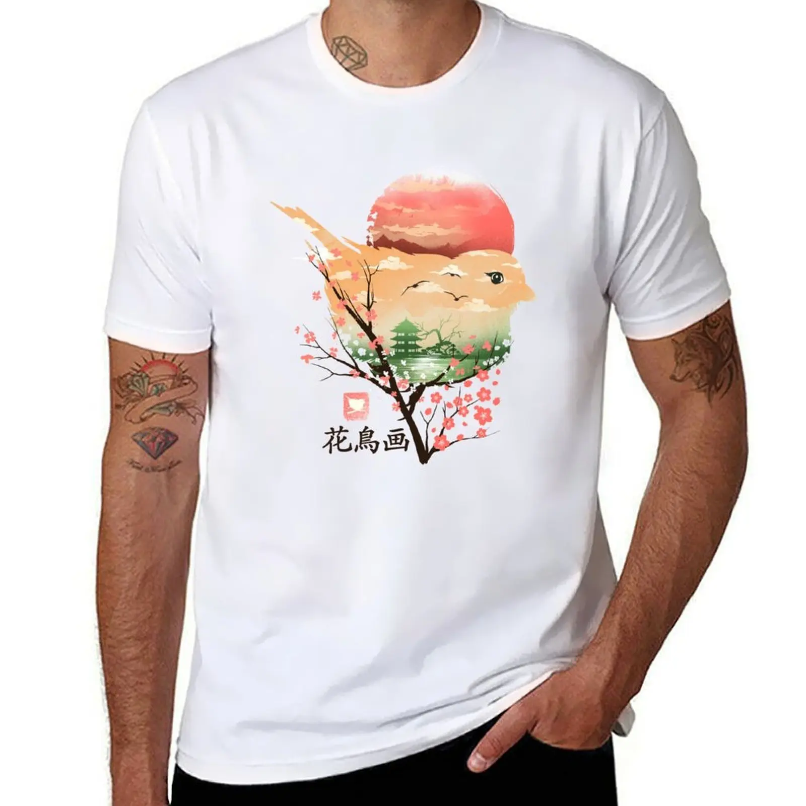 

Japanese Bird T-Shirt t shirt man plain funny t shirts man T-Shirt