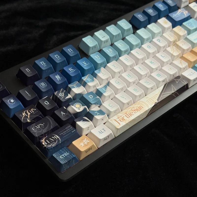 

Phainon Anime Theme Keycaps Set Customized PBT Sublimation Cherry/MOA Profile Keyboard Caps for Mechanical Keyboard Accessories