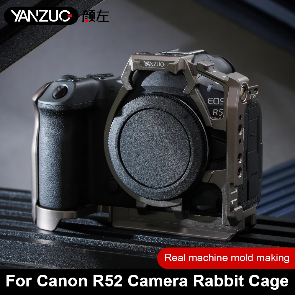 

YANZUO Photography Extended Case for Canon R52 Camera Metal Expansion Stabilizer R52 Camera Protection Bracket Accessories