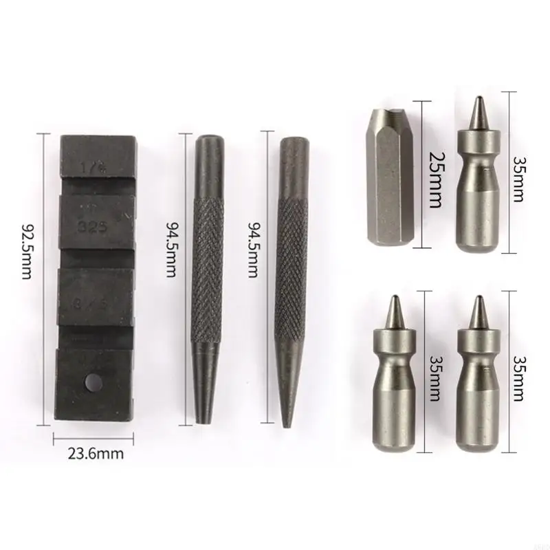 A6HD Đen chống mài mòn dễ vận hành Công cụ sửa chữa chuỗi cưa xích Felled Pocket Pocket Chain