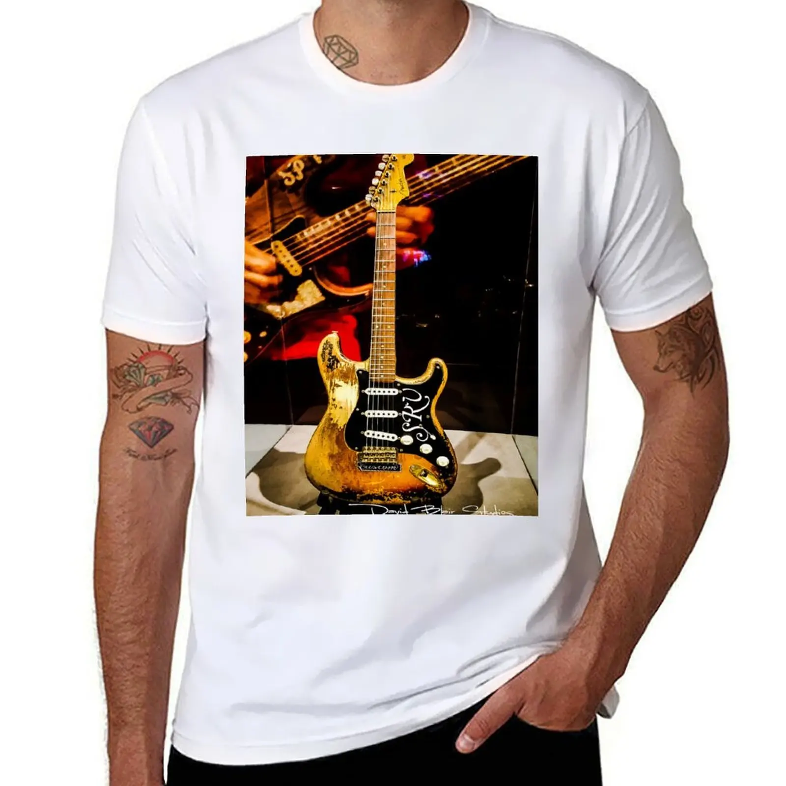 

Stevie Ray Vaughan - Dedication T-Shirt man t shirt cotton high quality t shirts cotton 100% T-Shirt