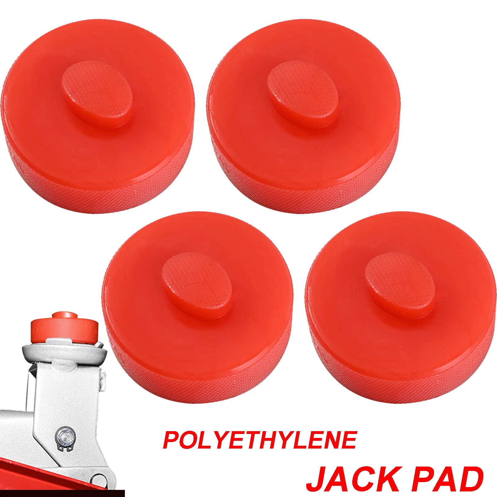 

4Pcs Jack Pad Protector Jacking Tool Pinch Weld Side Lifting Disk PE Strong Adapter For Porsche 911 964 993 996 Cayman Boxster