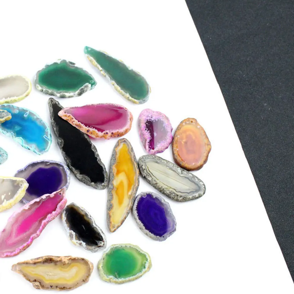 

5 шт., подвеска из камня агата, аксессуары, тонкая работа, прочные ювелирные изделия «сделай сам», подвеска 40-55 мм, как показано на рисунке, подвеска из камня