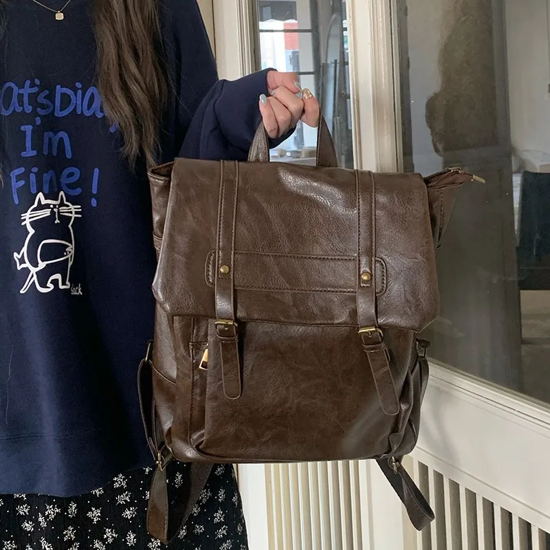 النمط الياباني JKUniform Preppy Style Backpack2024New ريترو حقيبة كلية طالب فئة المدرسية حقيبة ساعي