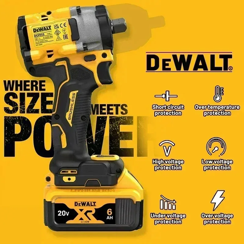 Nová originální baterie DEWALT 20V MAX XR 2A/5A/6A/9A DCB205 DCB206 DCB209 s dlouhou životností a nabíječkou Li-Ion 60V. - náhled 2