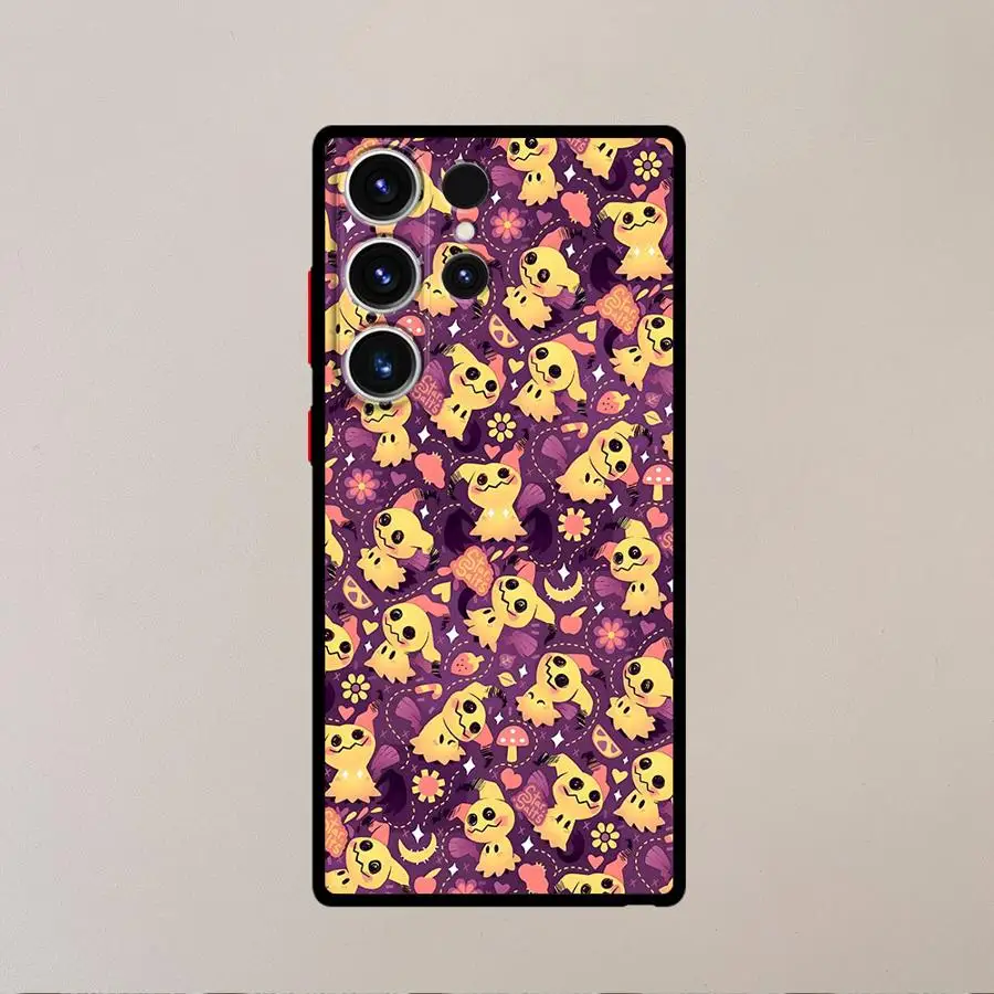 Hülle für Samsung Galaxy S26 S22 S20 FE S21 S23 FE S24 Plus Note 20 Ultra 10+ S25 Ultra Funda Rückseiten-Telefonabdeckung Pokemons Mimikyu