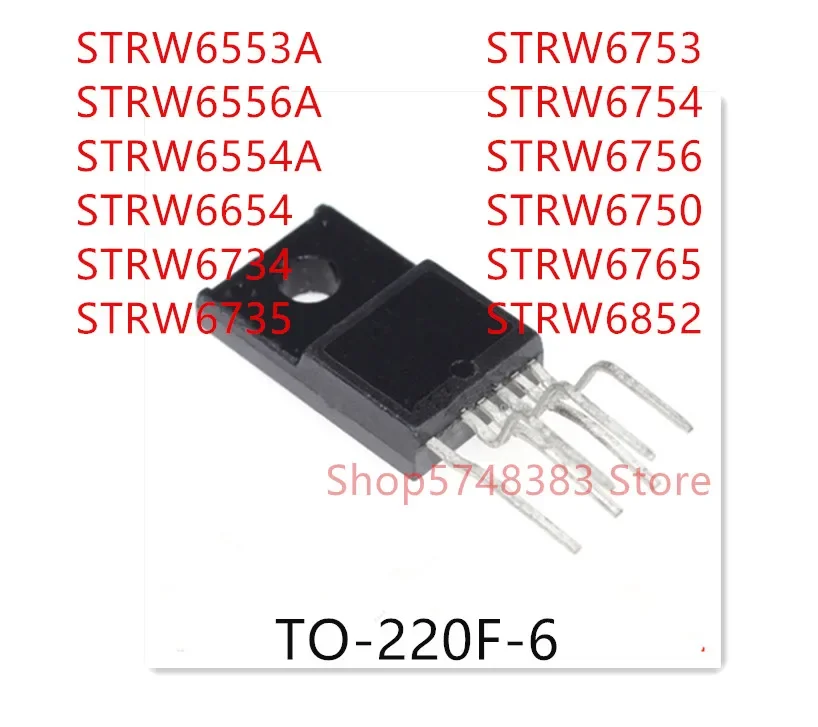 10PCS STRW6553A STRW6556A STRW6554A STRW6654 STRW6734 STRW6735 STRW6753 STRW6754 STRW6756 STRW6750 STRW6765 STRW6852 TO-220F-6