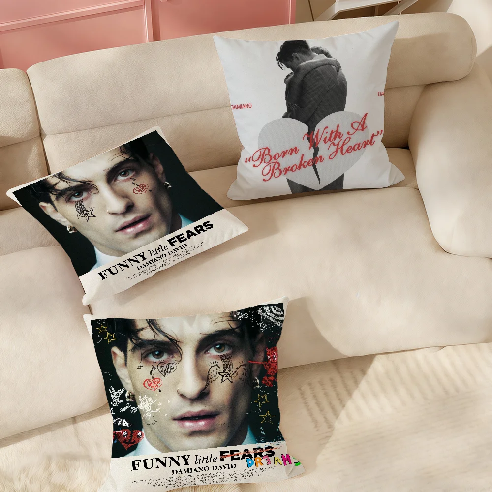 Singer D-damiano David Pillow Case Suitable For Bedrooms Living Rooms Cars Home Decoration