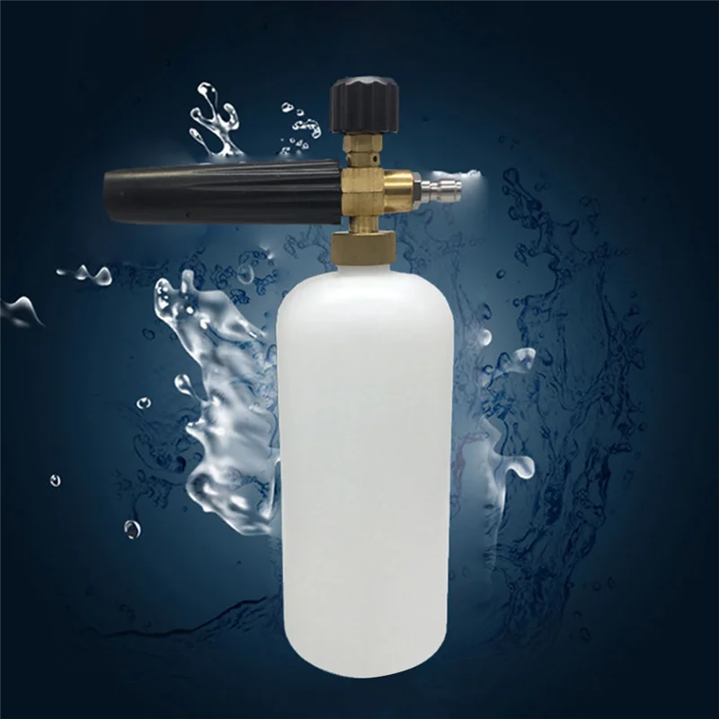 เครื่องกําเนิดโฟมล้างอัตโนมัติ เครื่องฉีดน้ําแรงดันสูงอัตโนมัติ สบู่โฟมหิมะ Foamer ทําความสะอาดลึก เครื่องมือทําความสะอาด