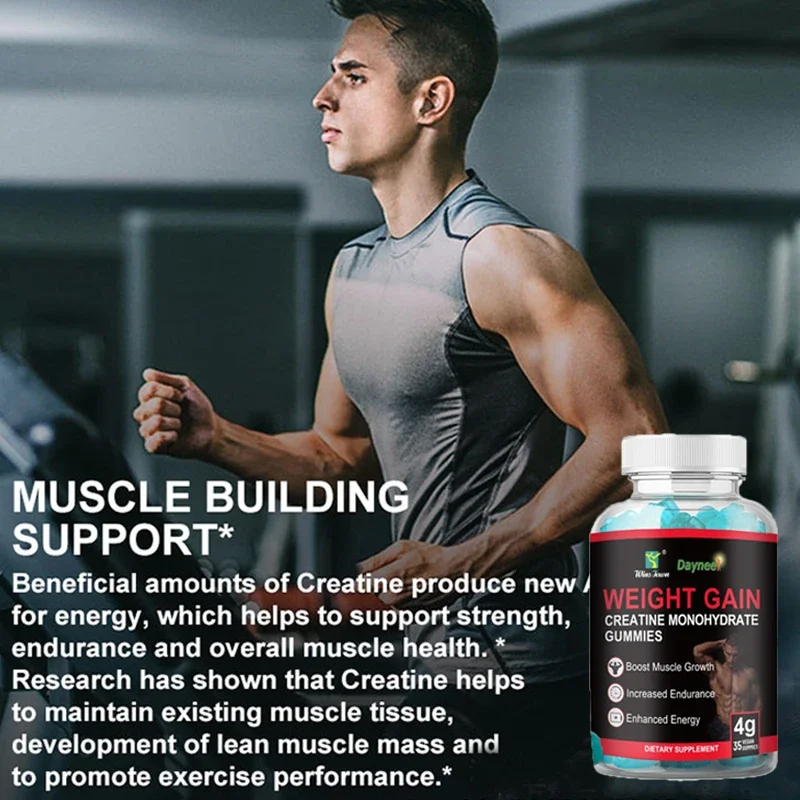 1 Bottle of Weight Gain Gummies Increase Muscle Fudge Energy Levels