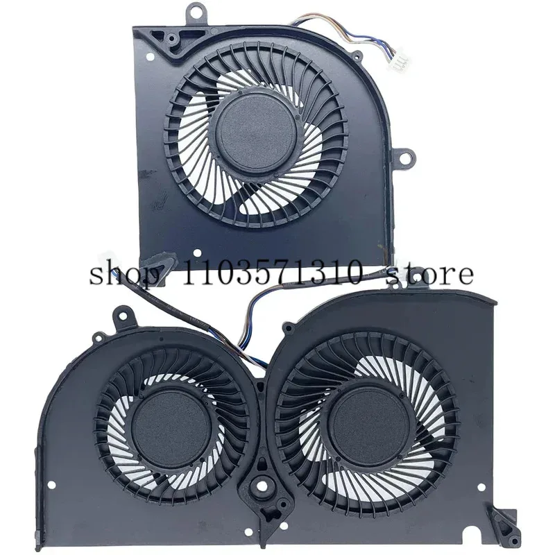 

Сменный новый охлаждающий вентилятор для ноутбука CPU + графического процессора для MSI GS75 P75 WS75 MS-17G1 MS-17G2 MS-17G3 Series Fan JM