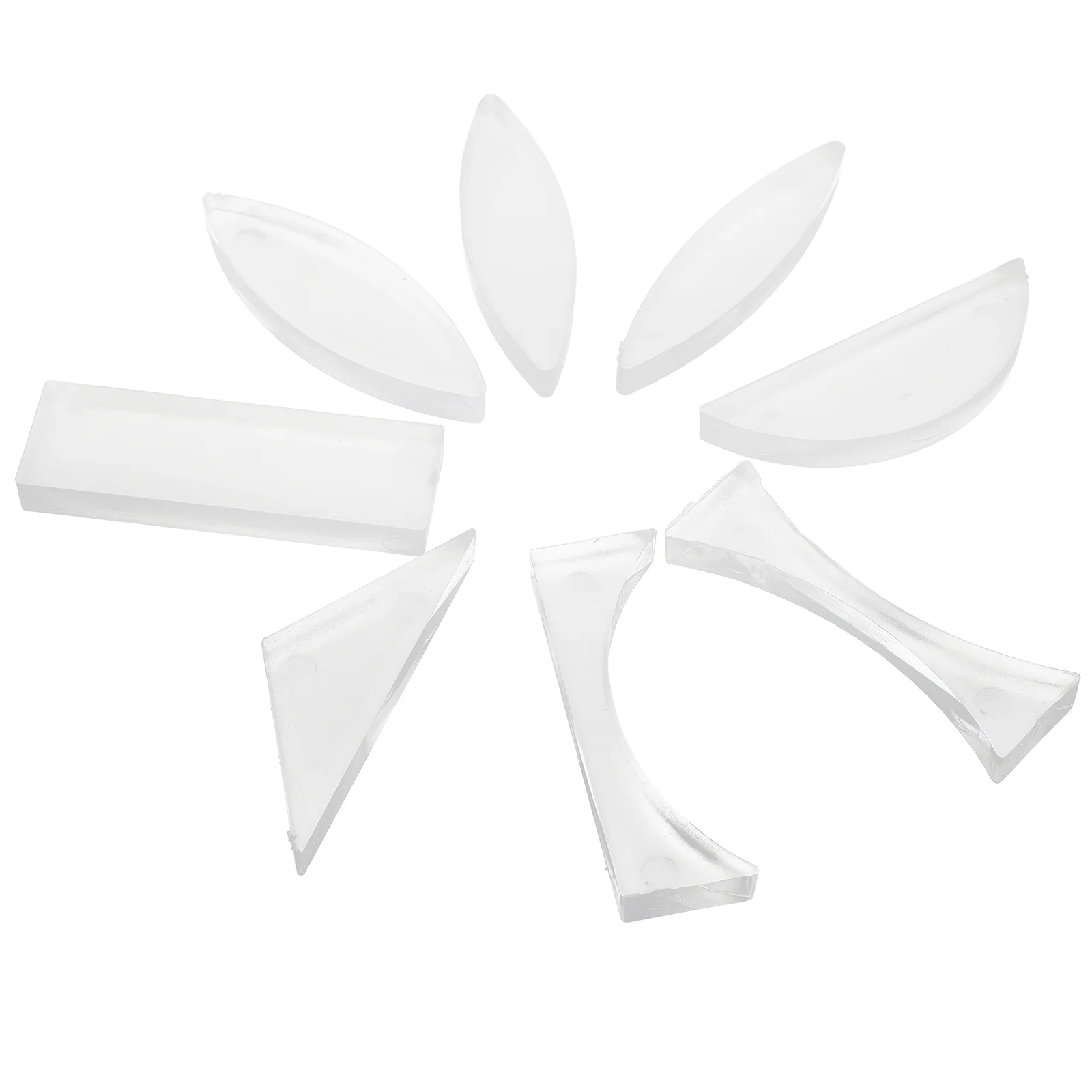 Optical Experimental Lenses Convex LED Prism Acrylic Physical Child for Science Kit Physics