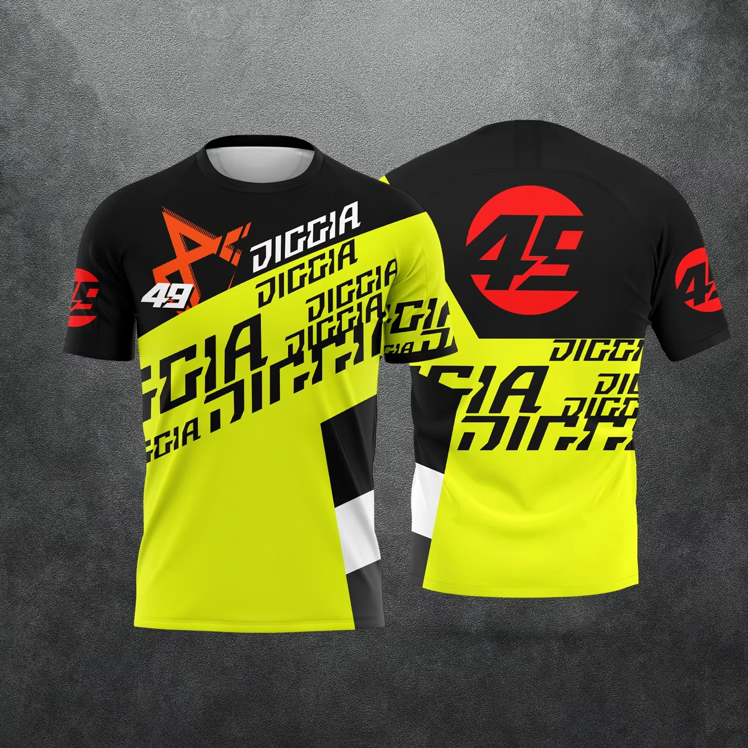 2026 New Fun No. 49 Rider Fabio Di Giannantonio Racing Enthusiast Men's and Women's Summer Casual Sports T-Shirt